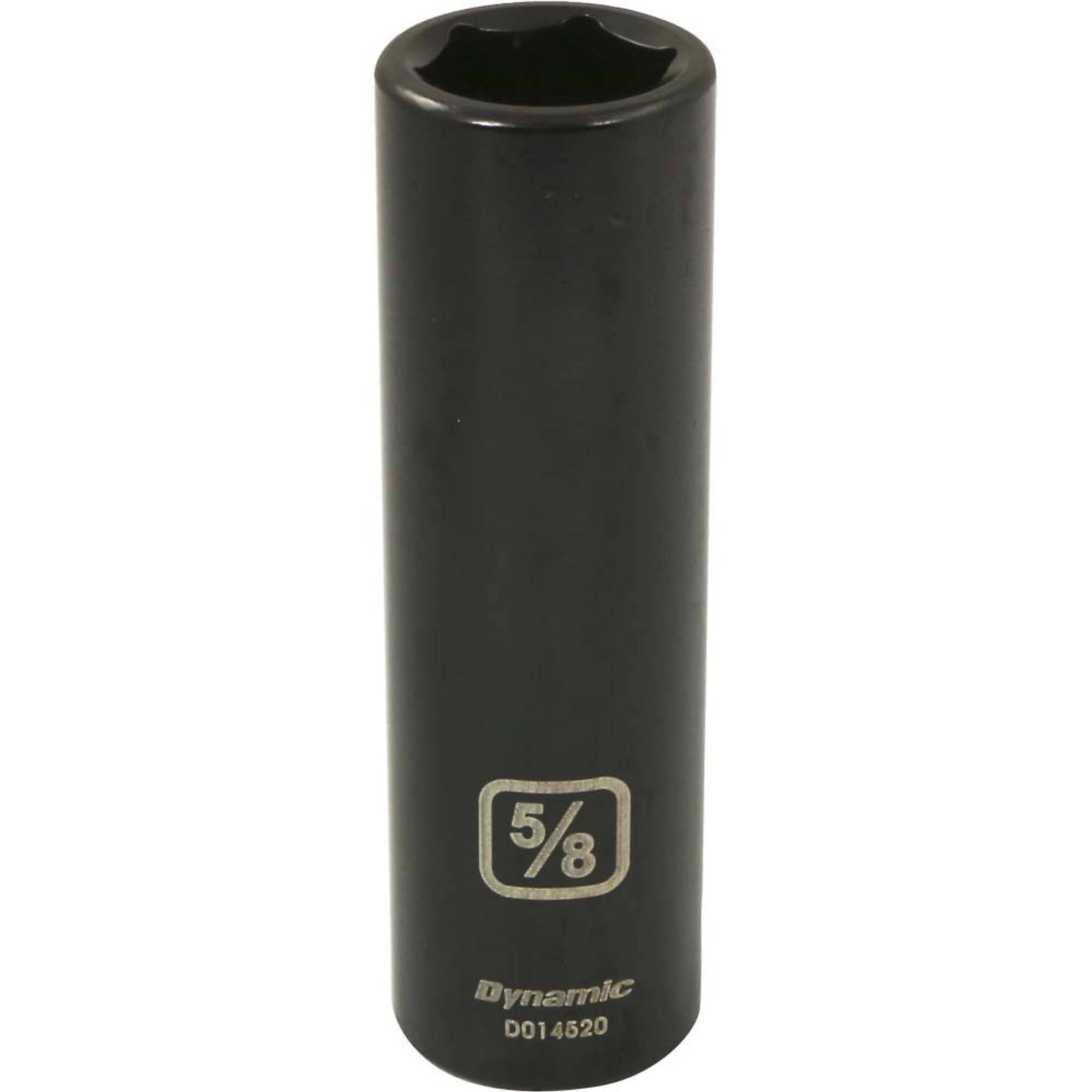 Dynamic Tools 1/2" Drive 6 Point SAE, 5/8" Deep Length, Impact Socket
